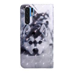 3D Painting Pattern Coloured Drawing Horizontal Flip TPU + PU Leather Case with Holder & Card Slots & Wallet, For Huawei  P30 Pro, For Galaxy J8 2018