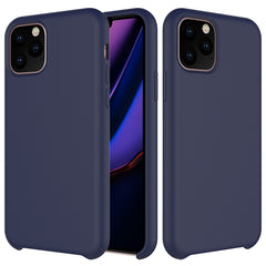Stoßfeste Hülle aus einfarbigem Flüssigsilikon für das iPhone 11