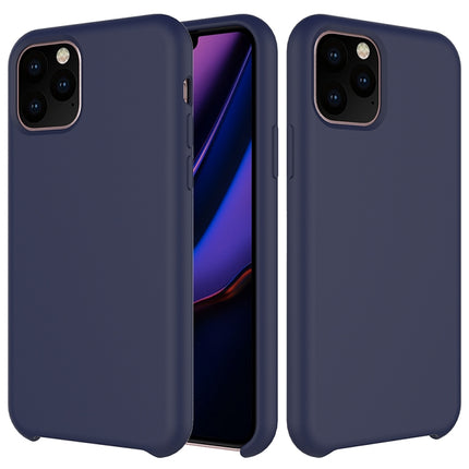 Funda de silicona líquida a prueba de golpes de color sólido para iPhone 11