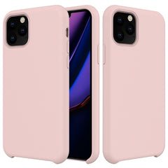 Stoßfeste Hülle aus einfarbigem Flüssigsilikon für das iPhone 11