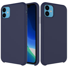 Solid Color Liquid Silicone Shockproof Case, For iPhone 11