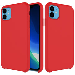 Solid Color Liquid Silicone Shockproof Case, For iPhone 11