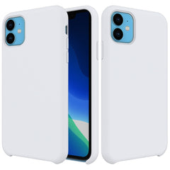 Solid Color Liquid Silicone Shockproof Case, For iPhone 11