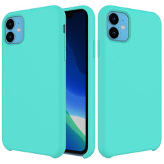 Solid Color Liquid Silicone Shockproof Case, For iPhone 11