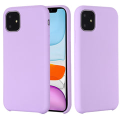 Solid Color Liquid Silicone Shockproof Case, For iPhone 11