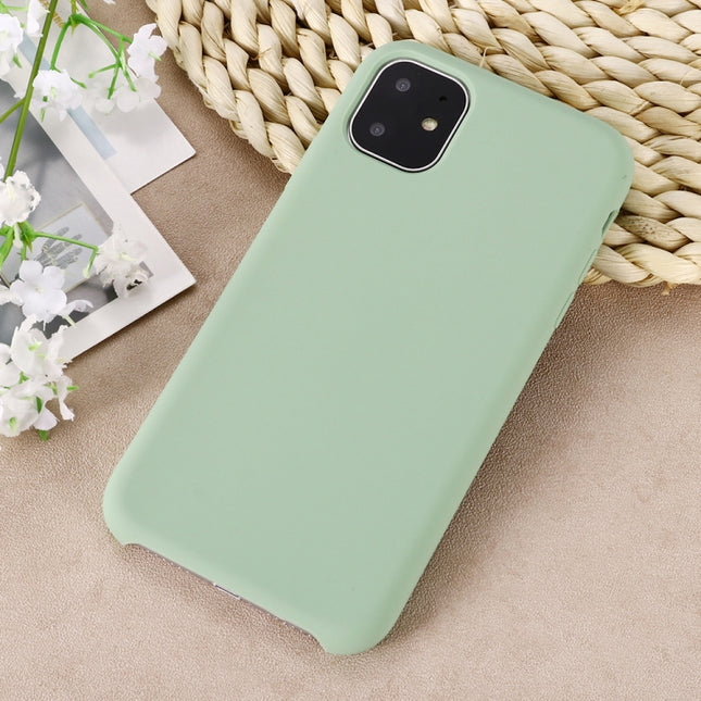 Solid Color Liquid Silicone Shockproof Case, For iPhone 11