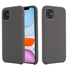 Solid Color Liquid Silicone Shockproof Case, For iPhone 11