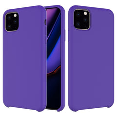 Solid Color Liquid Silicone Shockproof Case, For iPhone 11 Pro Max, For iPhone 11 Pro