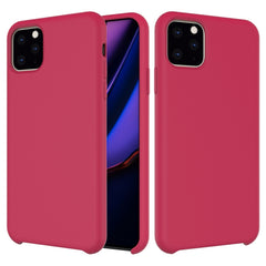 Solid Color Liquid Silicone Shockproof Case, For iPhone 11, For iPhone 11 Pro Max