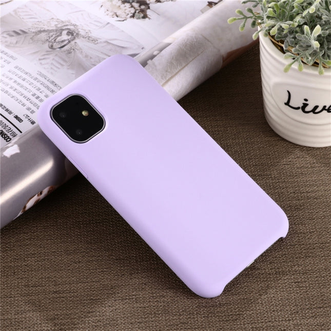Funda de silicona líquida a prueba de golpes de color sólido, para iPhone 11 Pro Max, para iPhone 11 Pro