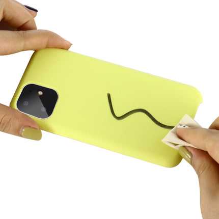 Funda de silicona líquida a prueba de golpes de color sólido, para iPhone 11 Pro Max, para iPhone 11 Pro