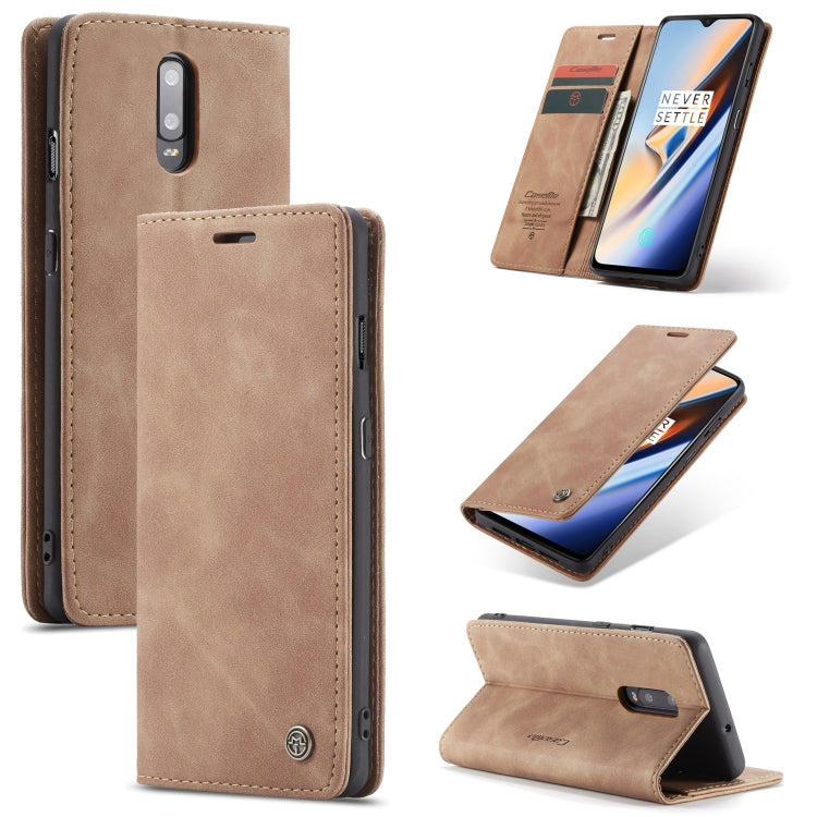 CaseMe-013 Multi-functional Retro Frosted Horizontal Flip Leather Case with Card Slot & Holder & Wallet, For OnePlus 7, For OnePlus 7 Pro, For Xiaomi Mi 9, For Xiaomi Mi 9T Pro / Redmi K20 Pro / Xiaomi Mi 9T / Redmi K20