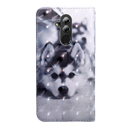 3D Painting Pattern Coloured Drawing Horizontal Flip TPU + PU Leather Case with Holder & Card Slots & Wallet, For Huawei Mate 20 Lite, For Mate 20 Lite, For Huawei P20 Lite