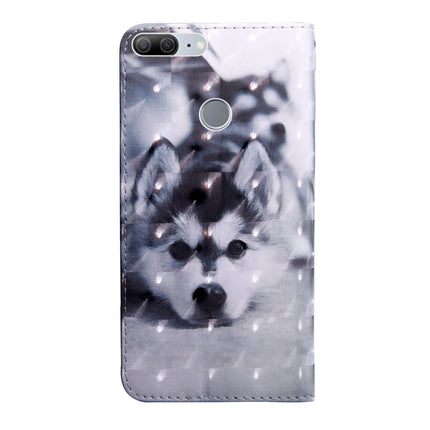 3D Painting Pattern Coloured Drawing Horizontal Flip TPU + PU Leather Case with Holder & Card Slots & Wallet, For Huawei Honor 9 Lite, For Honor 9 Lite