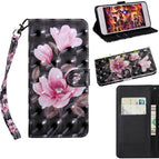For Motorola E5 Play Go / Pink Flower