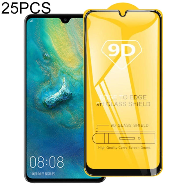 25 PCS 9D Full Glue Full Screen Tempered Glass Film, For Huawei P Smart Z, For Huawei Honor 10i / Honor 20 lite, For Huawei Honor 8A Pro, For Huawei Honor 20i, For Huawei Enjoy 9s, For Huawei Enjoy 9e, For Huawei Nova 4e, For Huawei Honor 8S           ...