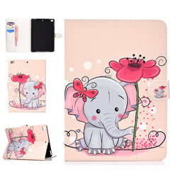 Colored Pattern Drawing Horizontal Flip PU Leather Case with Three-folding Holder & Sleep / Wake-up Function, For iPad 5 / 6 / 7 / 8, For iPad Pro 11, Ffor iPad Pro 11