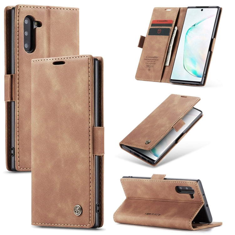 CaseMe-013 Multifunctional Horizontal Flip Leather Case with Card Slot & Holder, For Galaxy Note 10