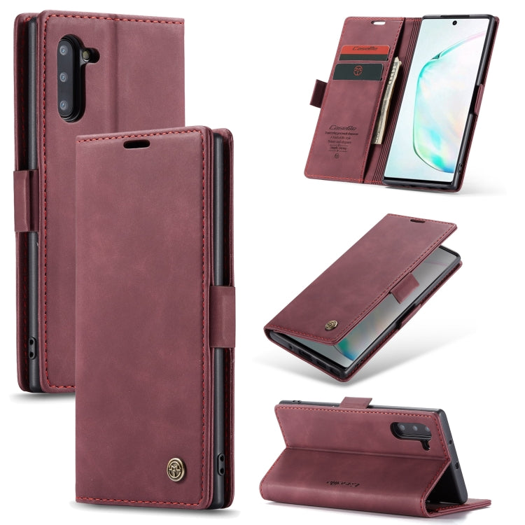 CaseMe-013 Multifunctional Horizontal Flip Leather Case with Card Slot & Holder, For Galaxy Note 10