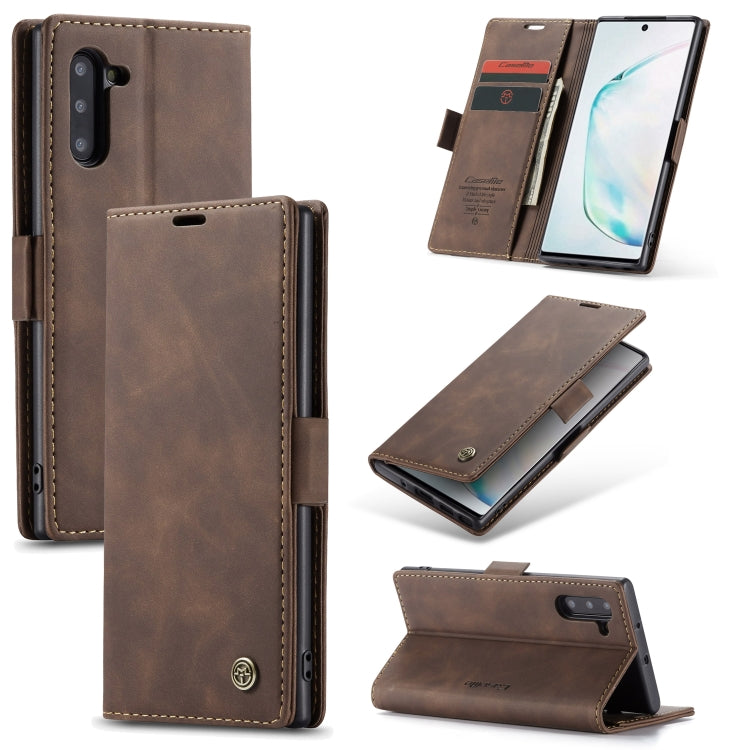 CaseMe-013 Multifunctional Horizontal Flip Leather Case with Card Slot & Holder, For Galaxy Note 10