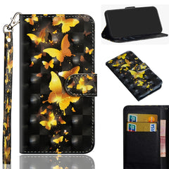 3D Painting Pattern Horizontal Flip TPU + PU Leather Case with Holder & Card Slots & Wallet, For iPhone XS Max