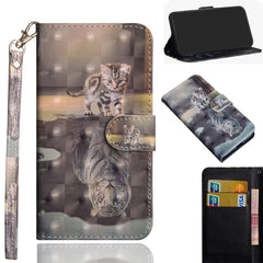 3D Painting Pattern Horizontal Flip TPU + PU Leather Case with Holder & Card Slots & Wallet, For iPhone XS Max