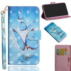 3D Painting Pattern Horizontal Flip TPU + PU Leather Case with Holder & Card Slots & Wallet, For iPhone XS Max