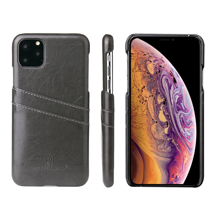 Fierre Shann Retro-Schutzhülle aus PU-Leder mit Ölwachs-Textur und Kartenfächern, für iPhone 11 Pro, für iPhone 11, für iPhone 11 Pro Max, für iPhone 11 Pro, für iPhone 11, für iPhone 11 Pro Max, für Galaxy Note 10, für Galaxy Note 10 Pro