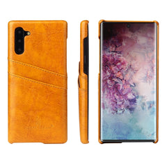 Fierre Shann Retro Oil Wax Texture PU Leather Case with Card Slots, For iPhone 11 Pro, For iPhone 11, For iPhone 11 Pro Max, for iPhone 11 Pro, for iPhone 11, for iPhone 11 Pro Max, for Galaxy Note 10, for Galaxy Note 10 Pro