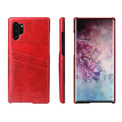 Fierre Shann Retro Oil Wax Texture PU Leather Case with Card Slots, For iPhone 11 Pro, For iPhone 11, For iPhone 11 Pro Max, for iPhone 11 Pro, for iPhone 11, for iPhone 11 Pro Max, for Galaxy Note 10, for Galaxy Note 10 Pro