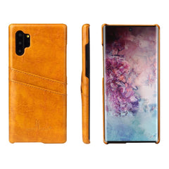 Fierre Shann Retro Oil Wax Texture PU Leather Case with Card Slots, For iPhone 11 Pro, For iPhone 11, For iPhone 11 Pro Max, for iPhone 11 Pro, for iPhone 11, for iPhone 11 Pro Max, for Galaxy Note 10, for Galaxy Note 10 Pro