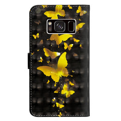 3D Painting Pattern Horizontal Flip TPU + PU Leather Case with Holder & Card Slots & Wallet, For Galaxy S8, For Galaxy S8+