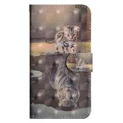 3D Painting Pattern Horizontal Flip TPU + PU Leather Case with Holder & Card Slots & Wallet, For Galaxy S8, For Galaxy S8+