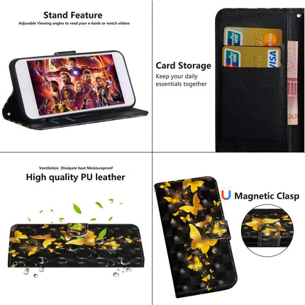 3D Painting Pattern Horizontal Flip TPU + PU Leather Case with Holder & Card Slots & Wallet, For Galaxy S9, For Galaxy S9+