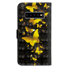 3D Painting Pattern Horizontal Flip TPU + PU Leather Case with Holder & Card Slots & Wallet, For Galaxy S10+, For Galaxy Note9