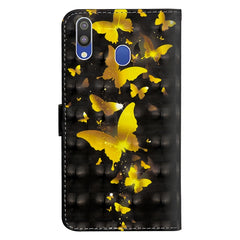 3D Painting Pattern Horizontal Flip TPU + PU Leather Case with Holder & Card Slots & Wallet, For Galaxy M20, For Galaxy M30