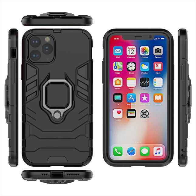 Panther PC + TPU Stoßfeste Schutzhülle mit magnetischem Ringhalter für iPhone, für iPhone 11 Pro, für iPhone 11, für iPhone 11 Pro Max