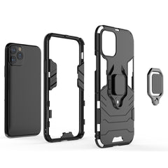 Panther PC + TPU Shockproof Protective Case with Magnetic Ring Holder for iPhone, For iPhone 11 Pro, For iPhone 11, For iPhone 11 Pro Max