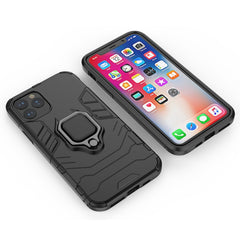 Panther PC + TPU Shockproof Protective Case with Magnetic Ring Holder for iPhone, For iPhone 11 Pro, For iPhone 11, For iPhone 11 Pro Max