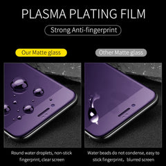 25 PCS AG Mattes Anti-Blaulicht-Vollschutzglas, für iPhone 6 &amp; 6s, für iPhone 6 Plus &amp; 6s Plus, für iPhone 8 &amp; 7, für iPhone 8 Plus &amp; 7 Plus, für iPhone XS / X, für iPhone XR, für iPhone XS Max, für OnePlus 6T, für OnePlus 7, für OnePlus 6