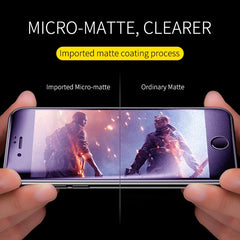 25 PCS AG Mattes Anti-Blaulicht-Vollschutzglas, für iPhone 6 &amp; 6s, für iPhone 6 Plus &amp; 6s Plus, für iPhone 8 &amp; 7, für iPhone 8 Plus &amp; 7 Plus, für iPhone XS / X, für iPhone XR, für iPhone XS Max, für OnePlus 6T, für OnePlus 7, für OnePlus 6