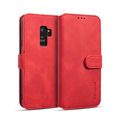 DG.MING Retro Oil Side Horizontal Flip Case mit Halter &amp; Kartenfächern &amp; Geldbörse, für iPhone 7 / 8, für Galaxy Note 10, für Galaxy Note 10+, für Galaxy S9, für Galaxy S9+, für Huawei Nova 5 / Nova 5 Pro, für Huawei P20 Lite 2019 / Nova 5i