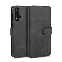 DG.MING Retro Oil Side Horizontal Flip Case mit Halter &amp; Kartenfächern &amp; Geldbörse, für iPhone 7 / 8, für Galaxy Note 10, für Galaxy Note 10+, für Galaxy S9, für Galaxy S9+, für Huawei Nova 5 / Nova 5 Pro, für Huawei P20 Lite 2019 / Nova 5i