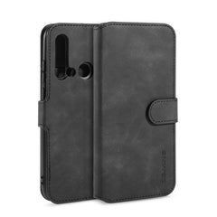 DG.MING Retro Oil Side Horizontal Flip Case mit Halter &amp; Kartenfächern &amp; Geldbörse, für iPhone 7 / 8, für Galaxy Note 10, für Galaxy Note 10+, für Galaxy S9, für Galaxy S9+, für Huawei Nova 5 / Nova 5 Pro, für Huawei P20 Lite 2019 / Nova 5i