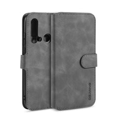 DG.MING Retro Oil Side Horizontal Flip Case mit Halter &amp; Kartenfächern &amp; Geldbörse, für iPhone 7 / 8, für Galaxy Note 10, für Galaxy Note 10+, für Galaxy S9, für Galaxy S9+, für Huawei Nova 5 / Nova 5 Pro, für Huawei P20 Lite 2019 / Nova 5i