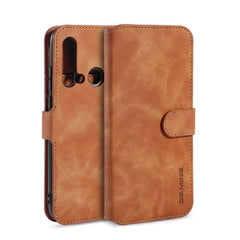 DG.MING Retro Oil Side Horizontal Flip Case mit Halter &amp; Kartenfächern &amp; Geldbörse, für iPhone 7 / 8, für Galaxy Note 10, für Galaxy Note 10+, für Galaxy S9, für Galaxy S9+, für Huawei Nova 5 / Nova 5 Pro, für Huawei P20 Lite 2019 / Nova 5i