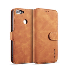 DG.MING Retro Oil Side Horizontal Flip Case with Holder & Card Slots & Wallet, for Huawei P Smart / Enjoy 7S, for Xiaomi Redmi 7A, for Xiaomi Redmi K20 / K20 Pro / Mi 9T, for Huawei Honor 20 Pro, for Huawei Honor 20