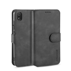 DG.MING Retro Oil Side Horizontal Flip Case with Holder & Card Slots & Wallet, for Huawei P Smart / Enjoy 7S, for Xiaomi Redmi 7A, for Xiaomi Redmi K20 / K20 Pro / Mi 9T, for Huawei Honor 20 Pro, for Huawei Honor 20