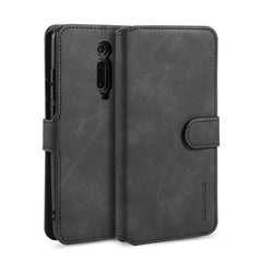 DG.MING Retro Oil Side Horizontal Flip Case with Holder & Card Slots & Wallet, for Huawei P Smart / Enjoy 7S, for Xiaomi Redmi 7A, for Xiaomi Redmi K20 / K20 Pro / Mi 9T, for Huawei Honor 20 Pro, for Huawei Honor 20