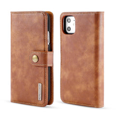 DG.MING Crazy Horse Texture Flip Detachable Magnetic Leather Case with Holder & Card Slots & Wallet, For Samsung Galaxy Note 10+, For iPhone 11 Pro Max, for iPhone 11 Pro, for iPhone 11 Pro Max, for iPhone 11, for Galaxy Note 10, for Galaxy Note 10+